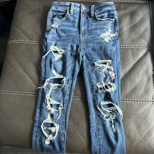 American eagle super hi-rise jeggings